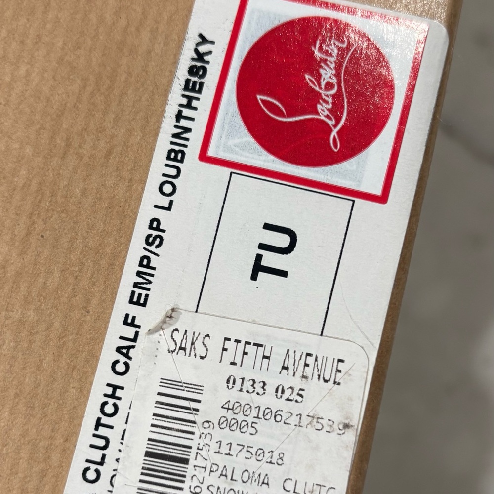 Christian Louboutin White Studded Women's Bag - Picture 7 of 8